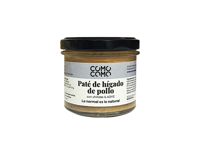 Paté de hígado de pollo con shiitake eco