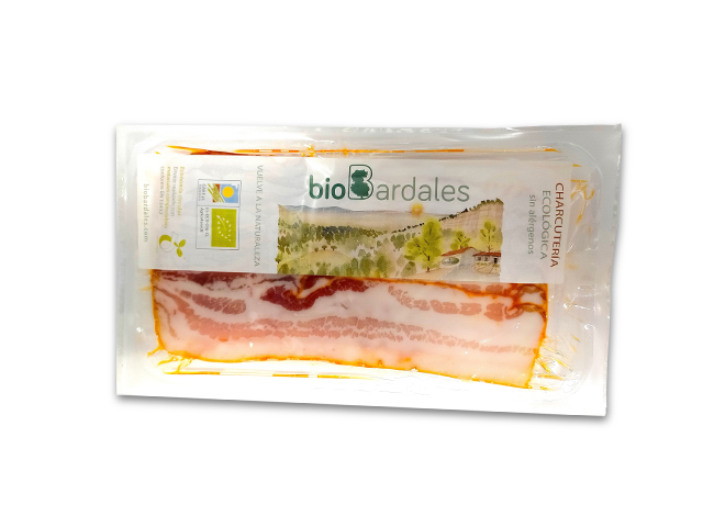 Bacon ecológico en lonchas