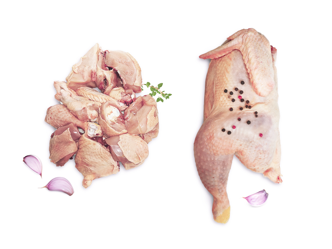 Pollo corte mixto