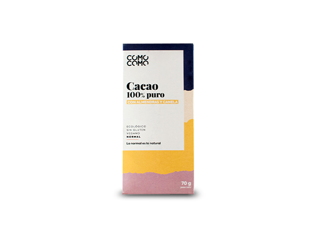 Chocolate con almendras y canela