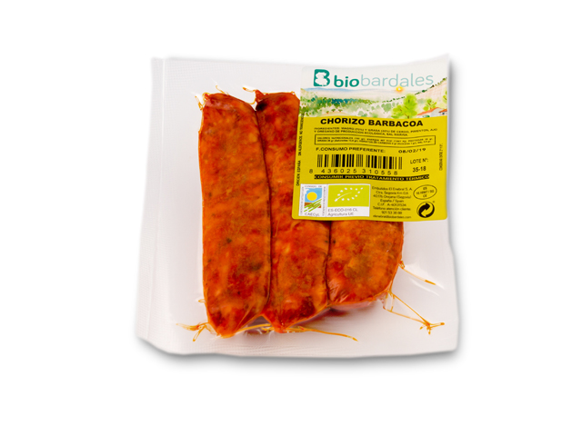 Chorizo barbacoa ecológico