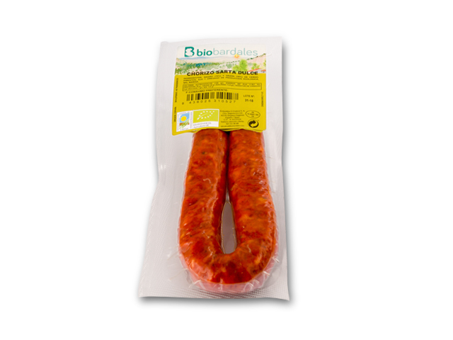 Chorizo ecológico en sarta dulce