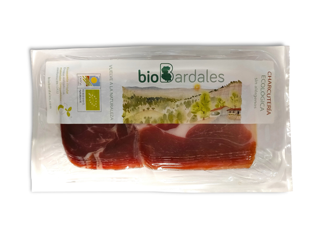 Jamón serrano ecológico loncheado